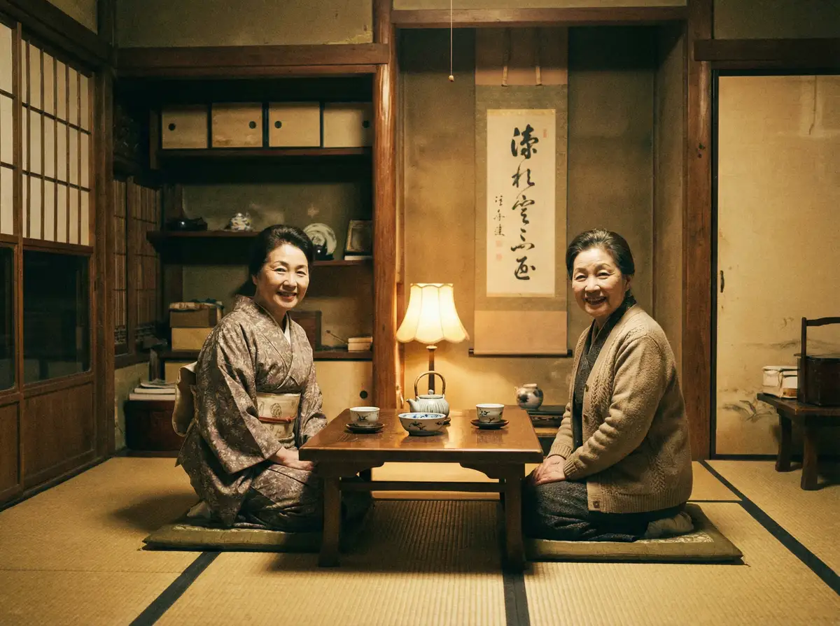 两位优雅的 俄罗斯美女-最新作品|高清视频|俄罗斯美女官网 在日式茶室中品茶交谈